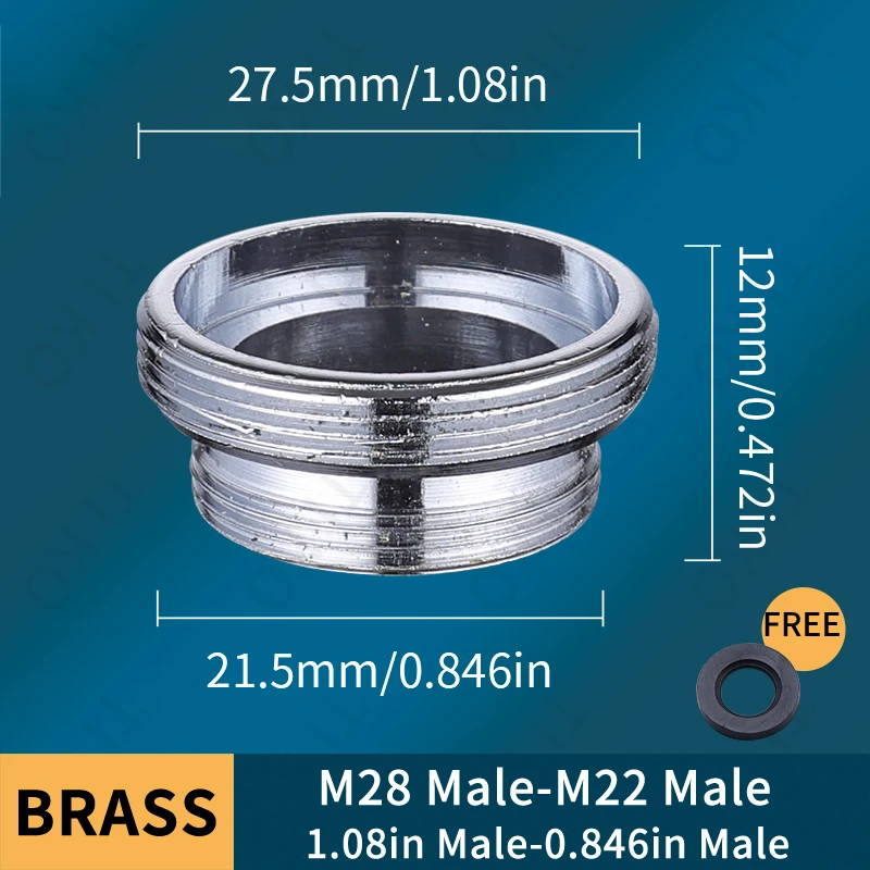 Brass Faucet Adapter Male Female Kitchen Converter For Aerator - Image 19