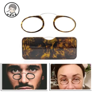 Mini Folding Reading Glasses – Clip Nose