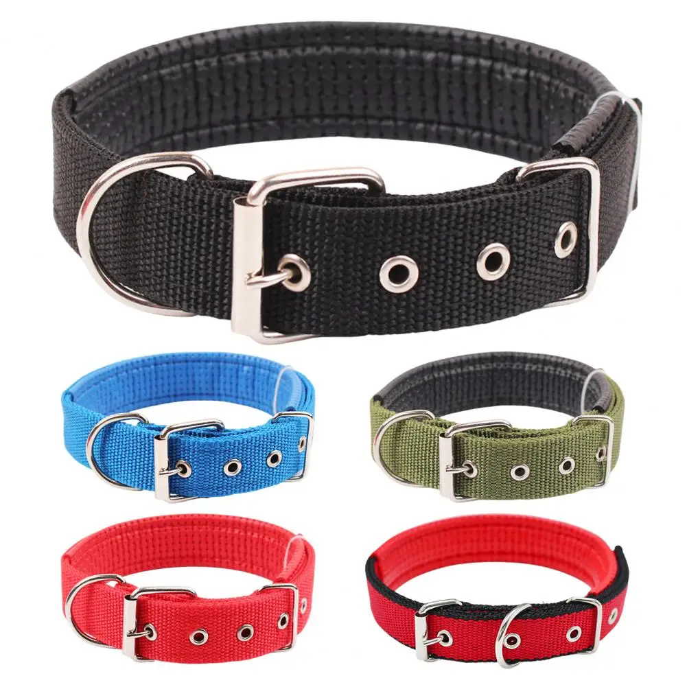 Dog Collars Nylon Adjustable Dog Neck Circle Long-lasting Pet