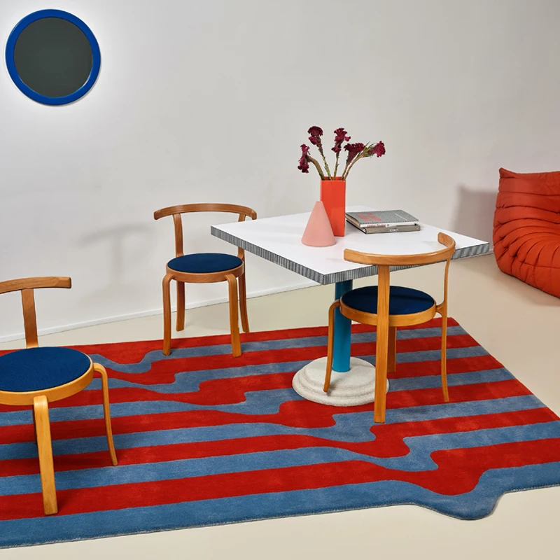 Modern Style Bedroom Decor Bedside Carpet Thicken Trendy Art - Image 5