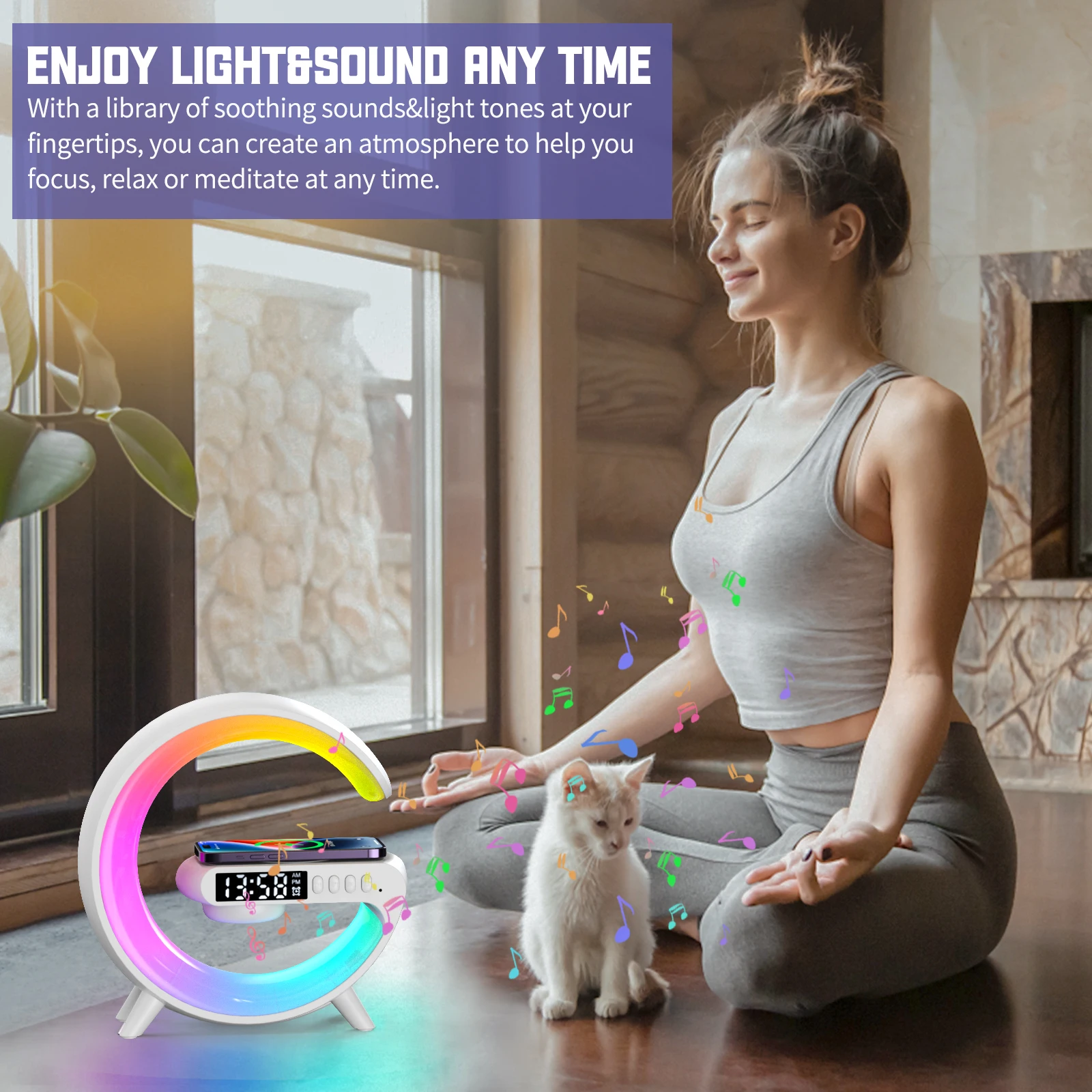 Led Smart Wake Up Light Rgb Night Light With - Image 4