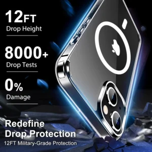 Ultra Slim Clear Magnetic Phone Case For Iphone 16