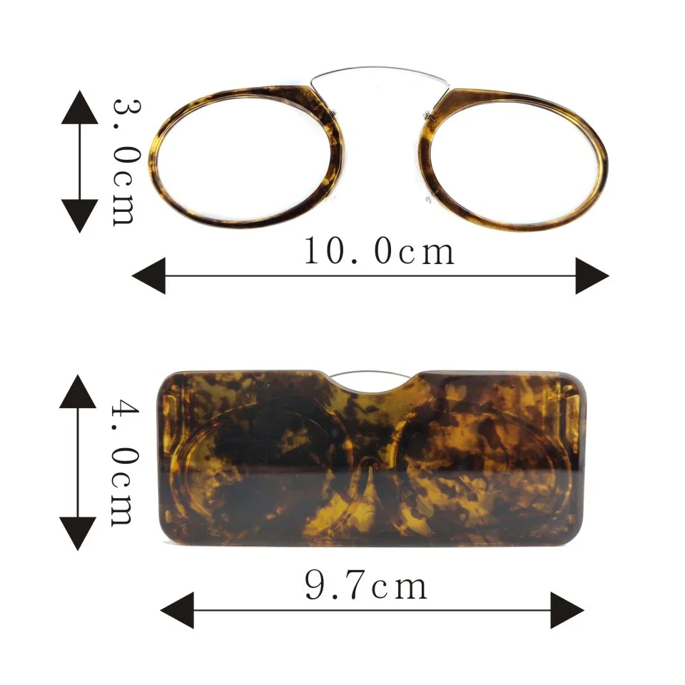 Clip Nose Mini Reading Glasses – Portable - Image 2