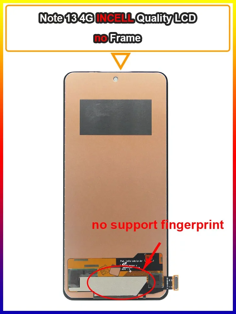 AMOLED Display Assembly – for Redmi Note 13 4G - Image 9