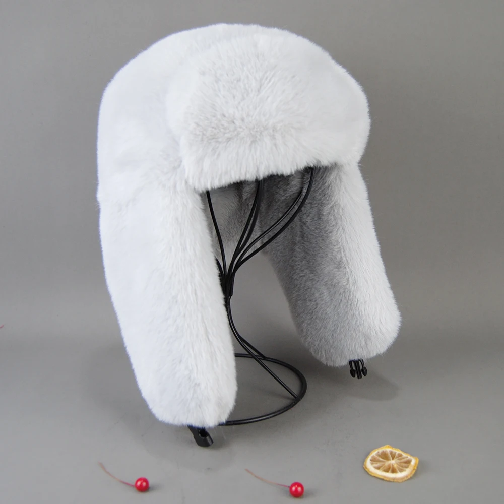 Winter Faux Fur Hat – Warm Ear Protection - Image 9