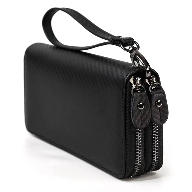 Retro Crazy Horse Leather Purse For Men Clutch Purse - Image 16
