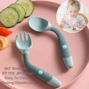 Baby Self Feeding Spoon Set