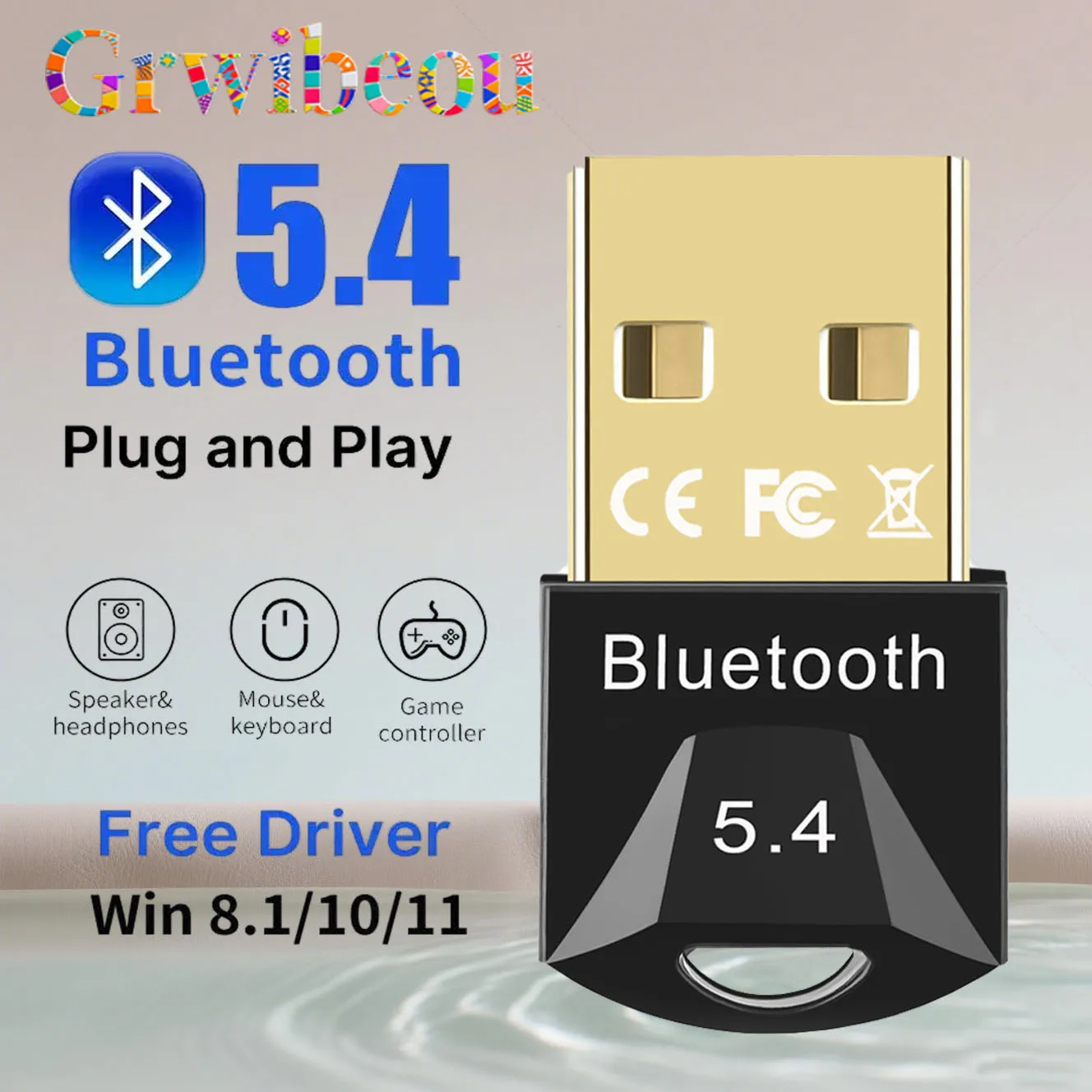USB Bluetooth 5.4 Adapter – Plug & Play