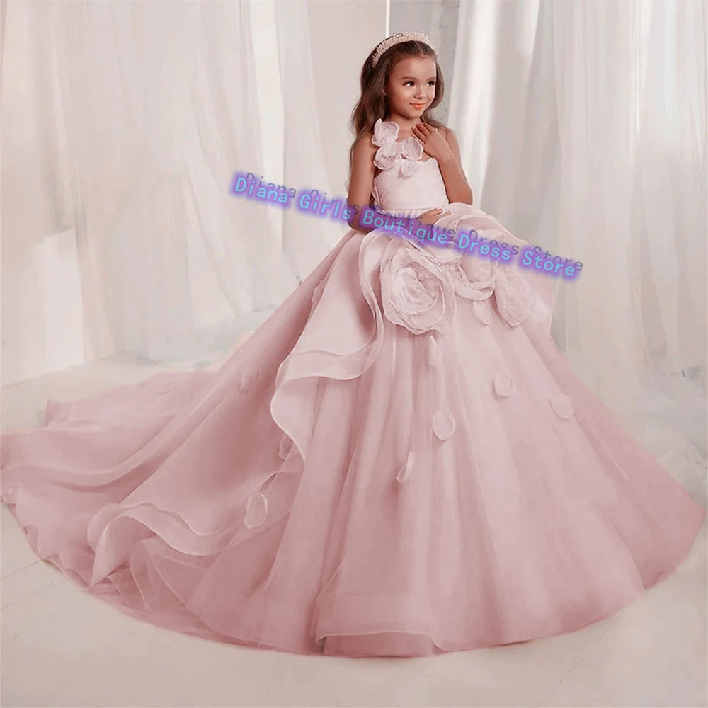 Flower Girl Dress Wedding Dresses Appliques Princess Evening Gowns - Image 8